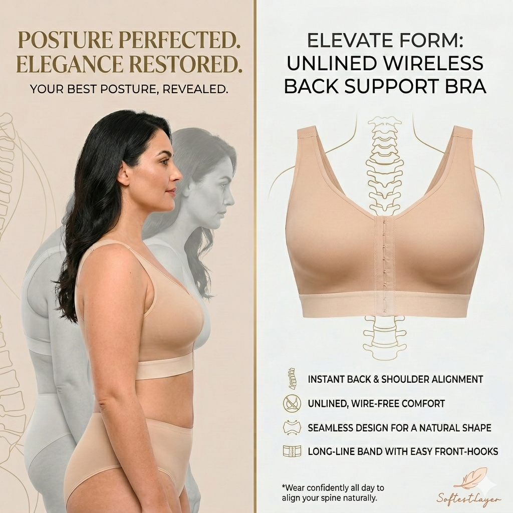 SoftestLayer™ - Unlined Back Support Bra