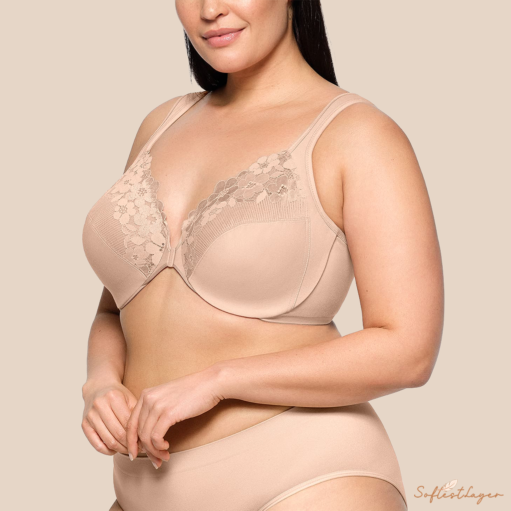 SoftestLayer™ - Cotton Front-Closure Bra