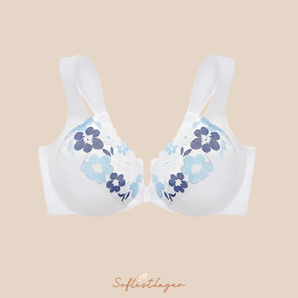SoftestLayer™ - Cotton Front-Closure Bra