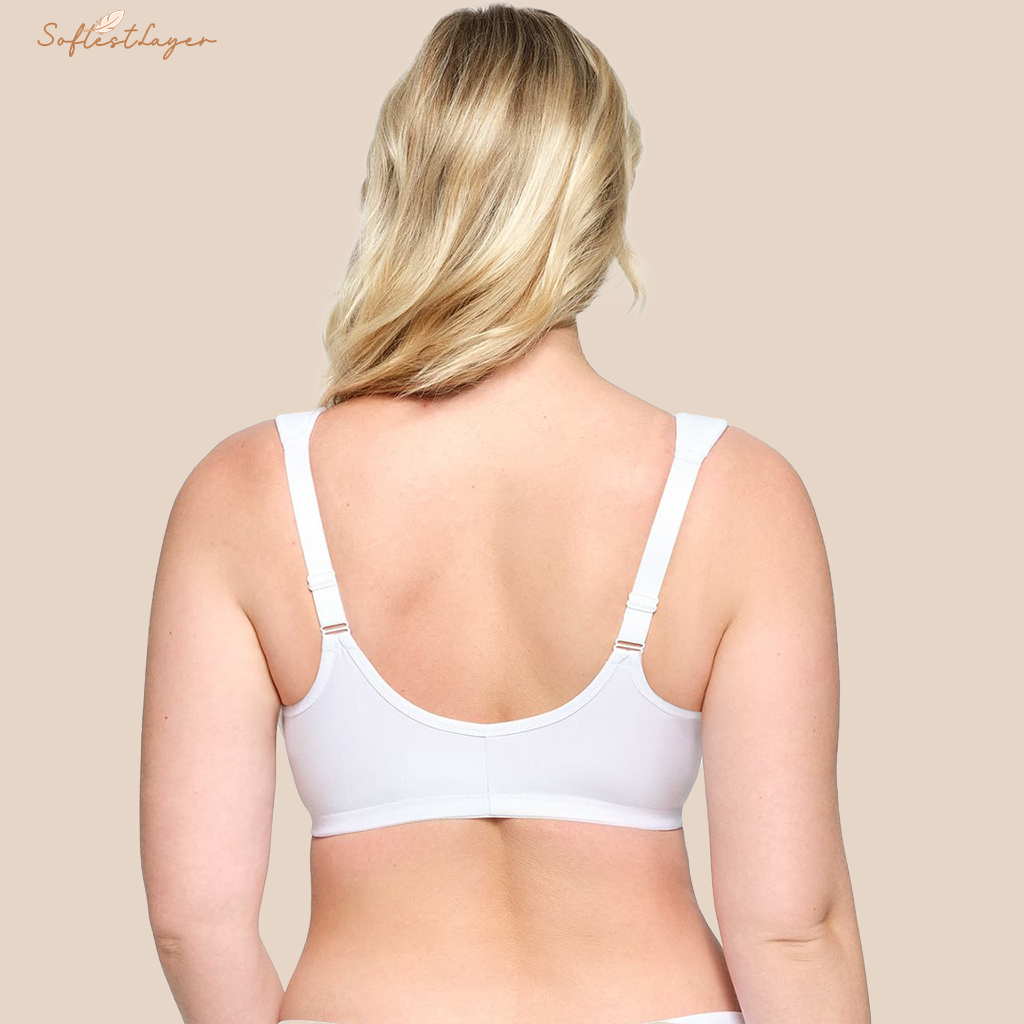 SoftestLayer™ - Cotton Front-Closure Bra