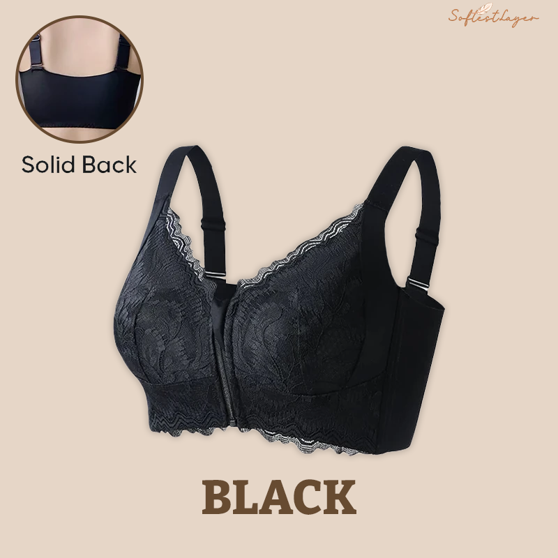 SoftestLayer™ - Ultra Soft Front Zip Wireless Lifting Bra