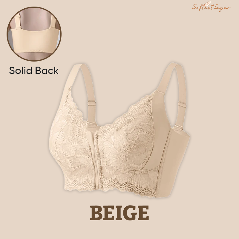 SoftestLayer™ - Ultra Soft Front Zip Wireless Lifting Bra
