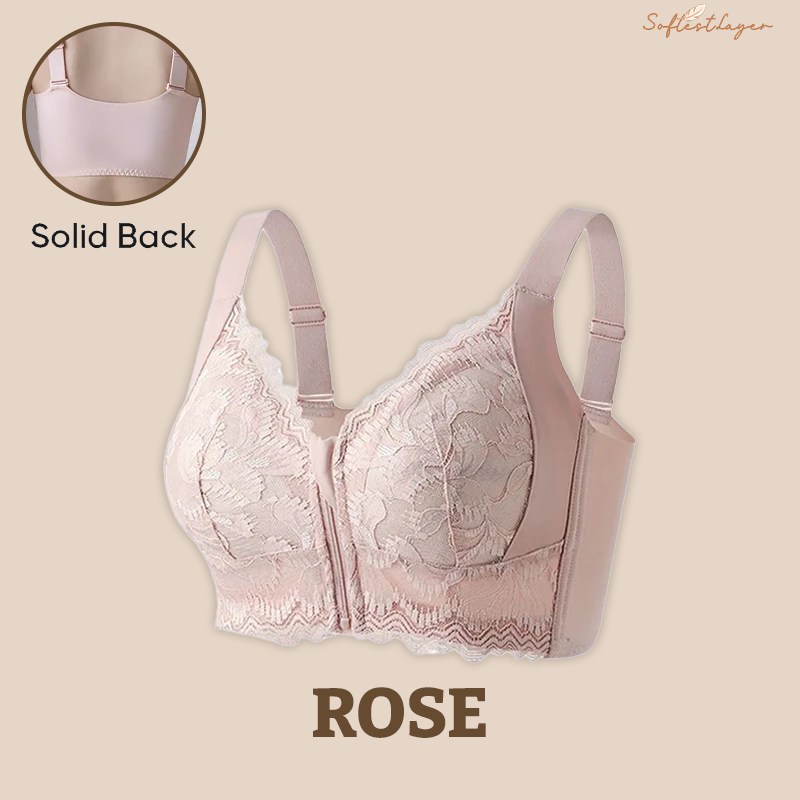SoftestLayer™ - Ultra Soft Front Zip Wireless Lifting Bra