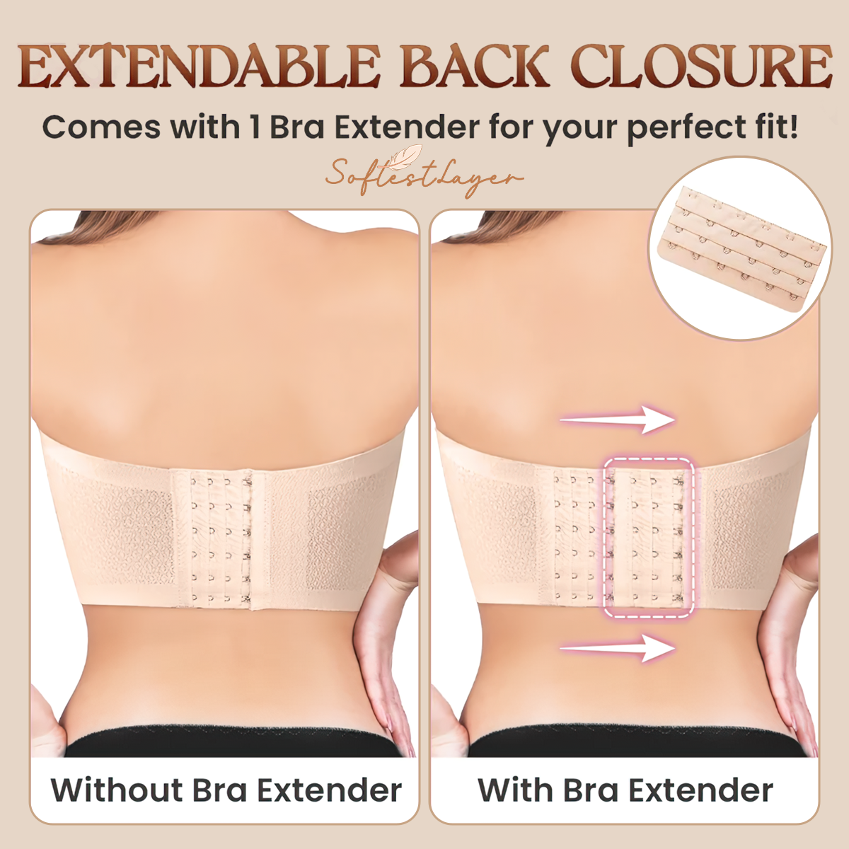 SoftestLayer™ - Multi-Style Strapless Push-Up Bra