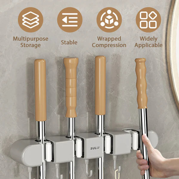 🔥MOP HOLDER WITH HOOK🔥