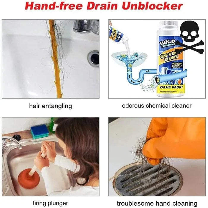 🔥LAST DAY SALE 49% OFF 🔥Drain Unclogging Stick💯