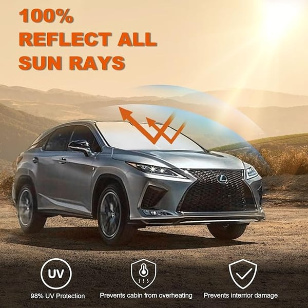 🎁 LAST DAY SALE 50% OFF 🔥 - Car Windshield Sun Shade Cover