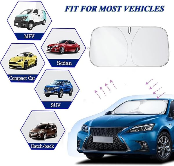 🎁 LAST DAY SALE 50% OFF 🔥 - Car Windshield Sun Shade Cover