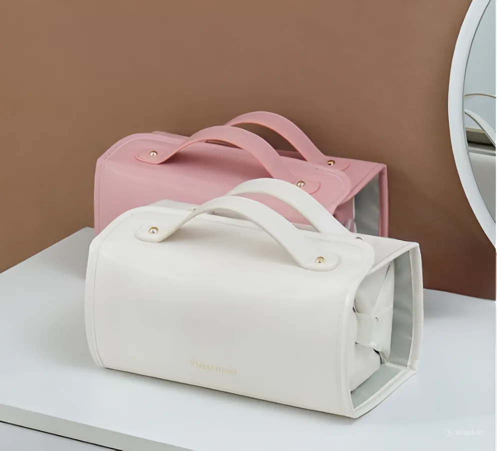 TODAY 49% OFF Leather Waterproof Cosmetic Bag