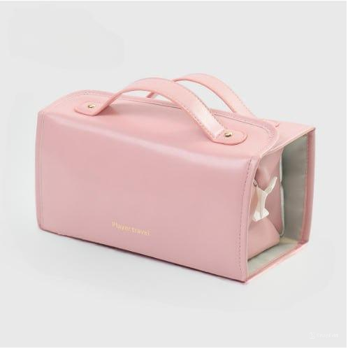 TODAY 49% OFF Leather Waterproof Cosmetic Bag