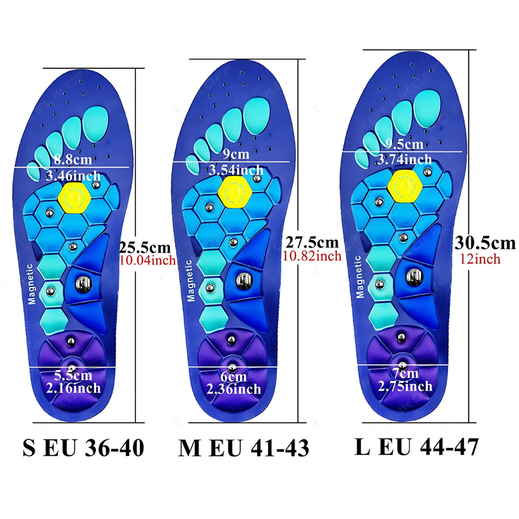 Therapy Foot Acupressure Magnetic Massage Insoles