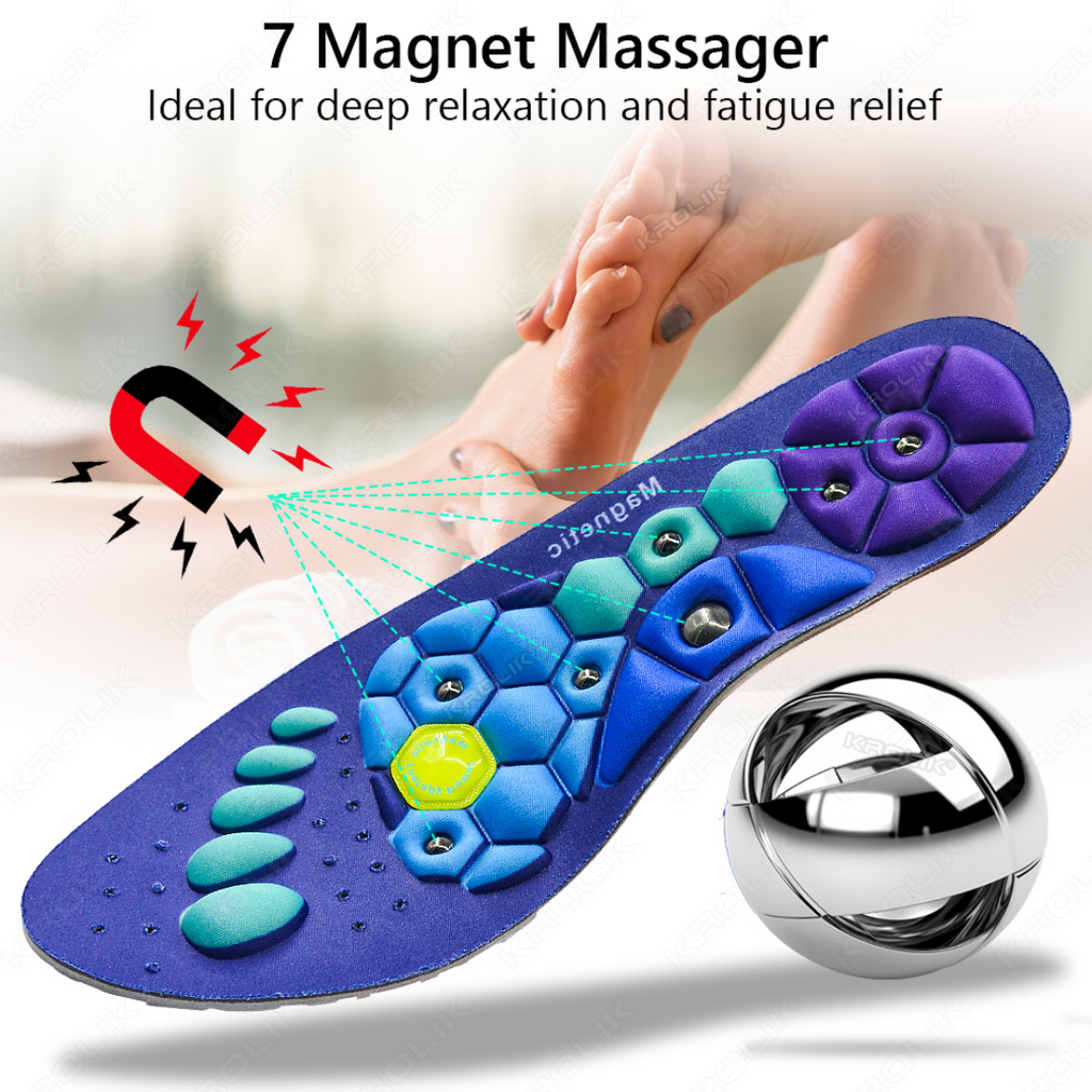Therapy Foot Acupressure Magnetic Massage Insoles