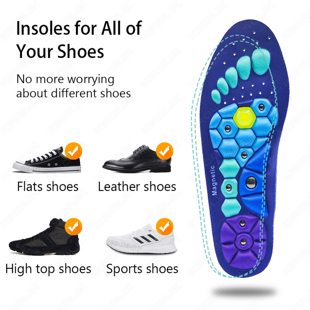 Therapy Foot Acupressure Magnetic Massage Insoles