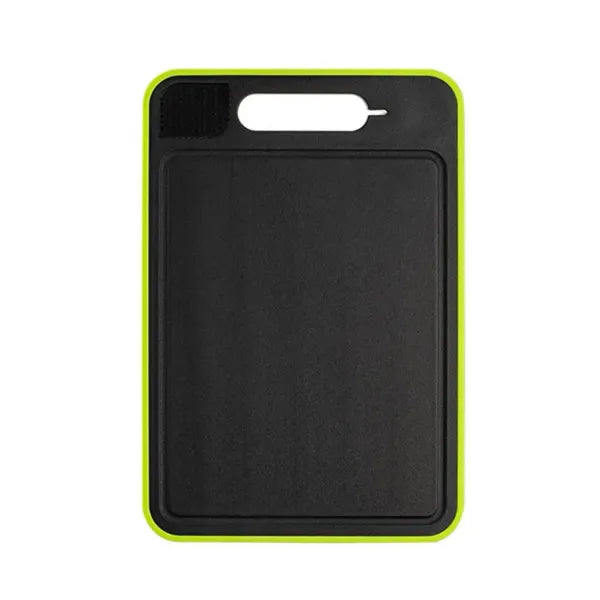 Safe Cutting Board Double Chopping Board with Defrosting Tray Grater Sharpener Kitchen Cutting Board
