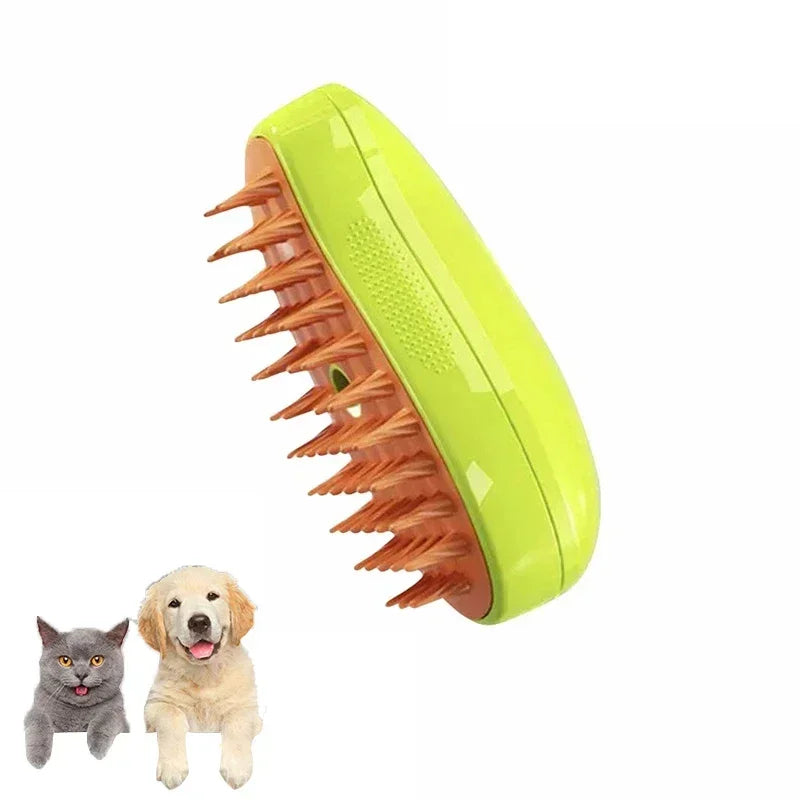 Pet Steam Brush Cats Comb Wool Cat Brush 3in1 Electric Spray Cat Hair Brushes Massage Grooming Hair Removal Combs Pet Products