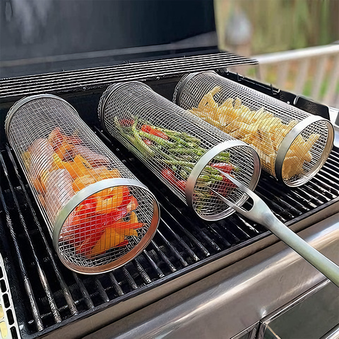 HOT SALE 49% OFF 🔥 Rolling Grilling Basket
